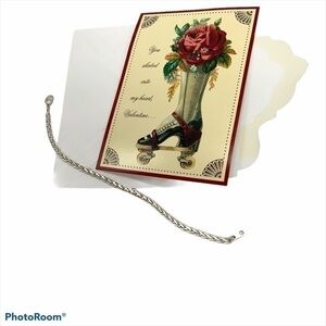 Silver‎ plated braided bracelet